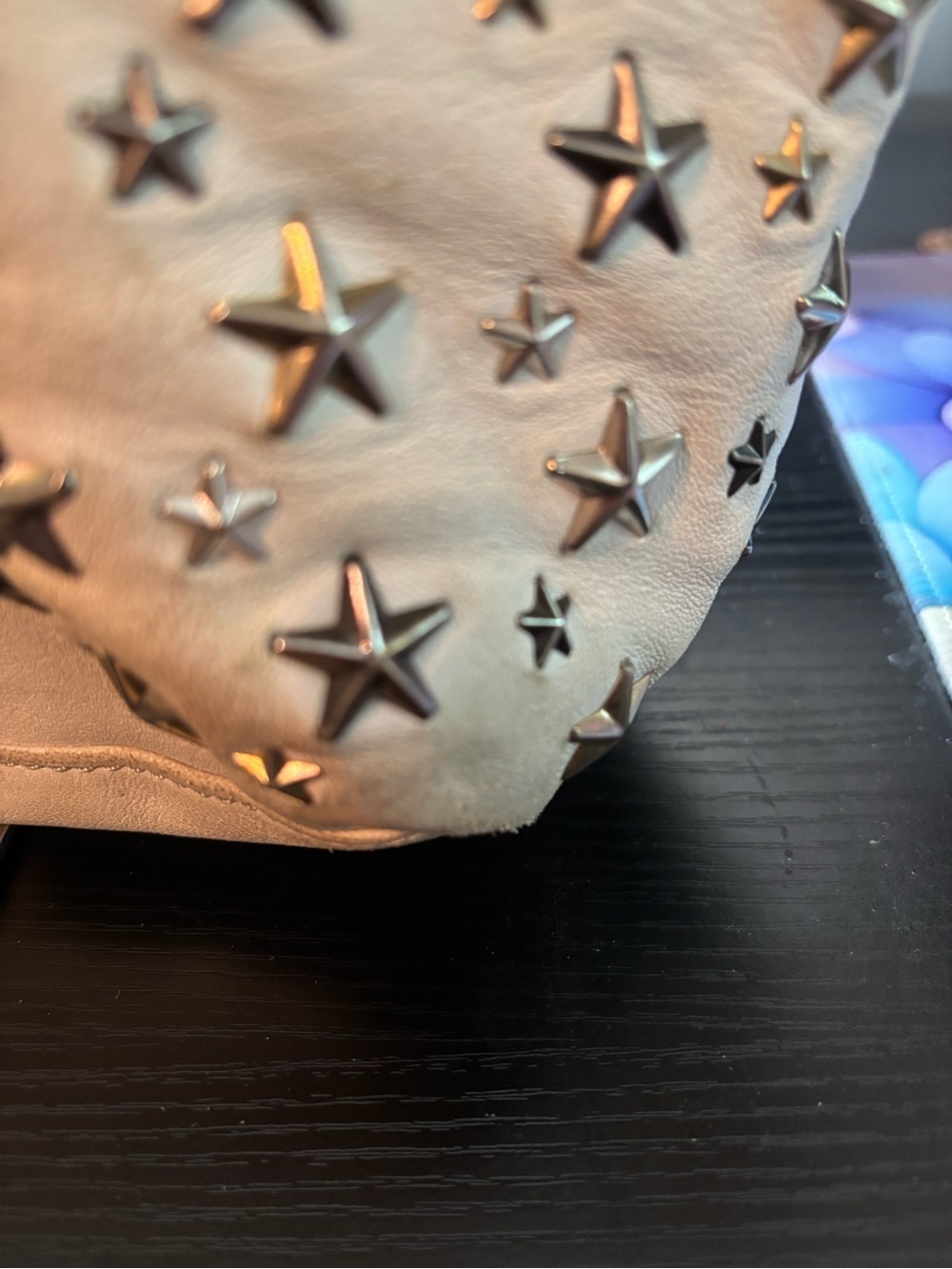 Authentic Jimmy Choo Sasha Star Studded Tote – Soft Leather - Picture 3 of 13